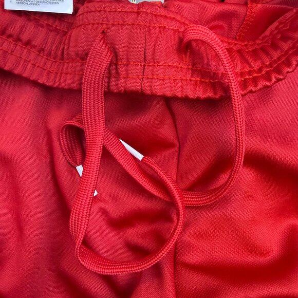 Adidas Mens Red Polyester Tapered Athletic Pants Aeroready Slim Fit Size S - New - Picture 10 of 14